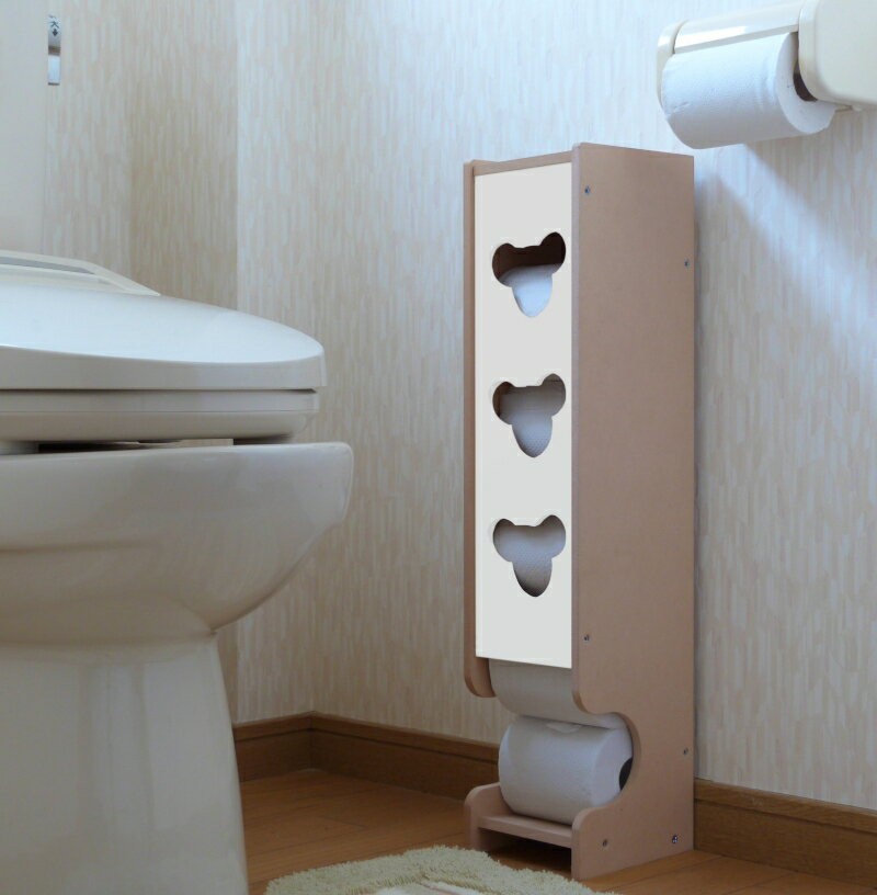 【完成品】トイレ収納サニタリーラック 大容量収納トイレットペーパーホルダー トイレ収納 サニタリー収納 トイレットペーパーホルダー トイレラック