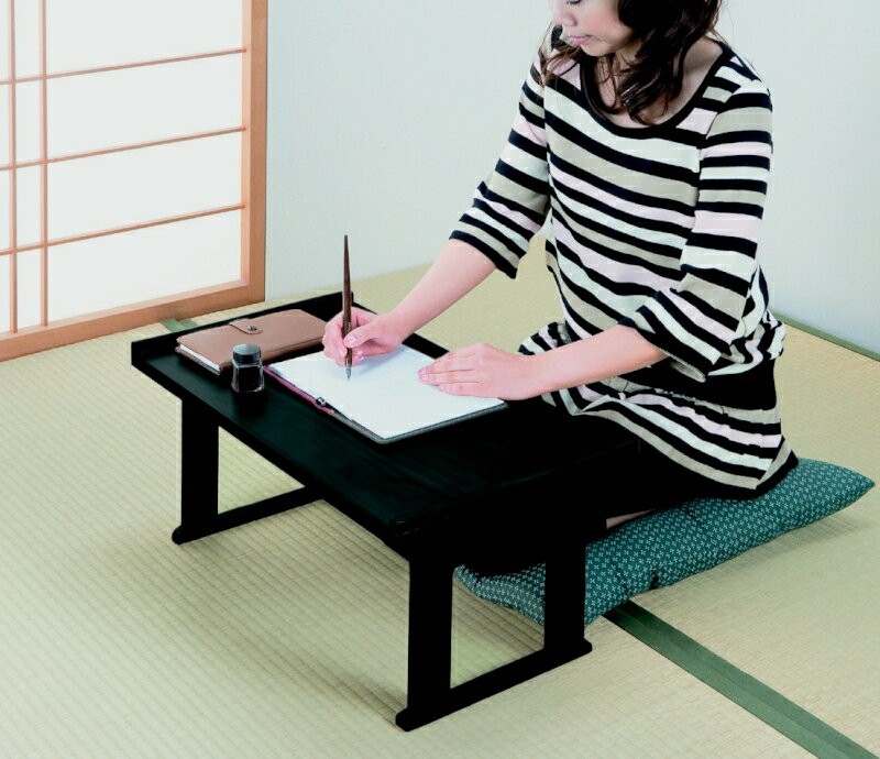 経机 折りたたみ 仏壇前経机 読書机 文机 折脚式 折れ脚 折り畳み