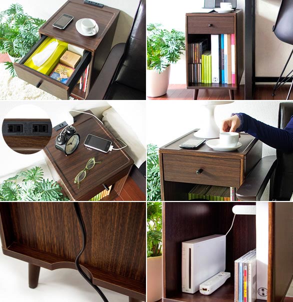 ボーナスSALE開催中】Porte ポルテ ナイトテーブル サイド