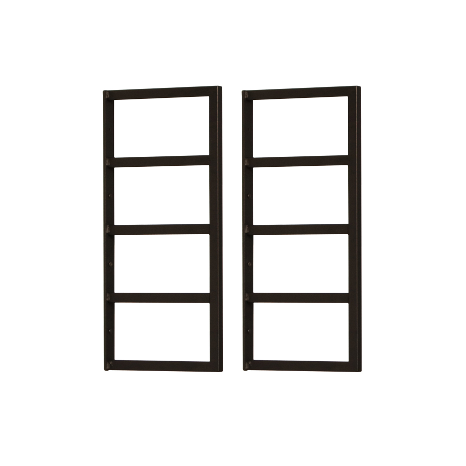 棚受け 6段 4段金具 2個セット 単品販売 ブラケット 金物 アイアン