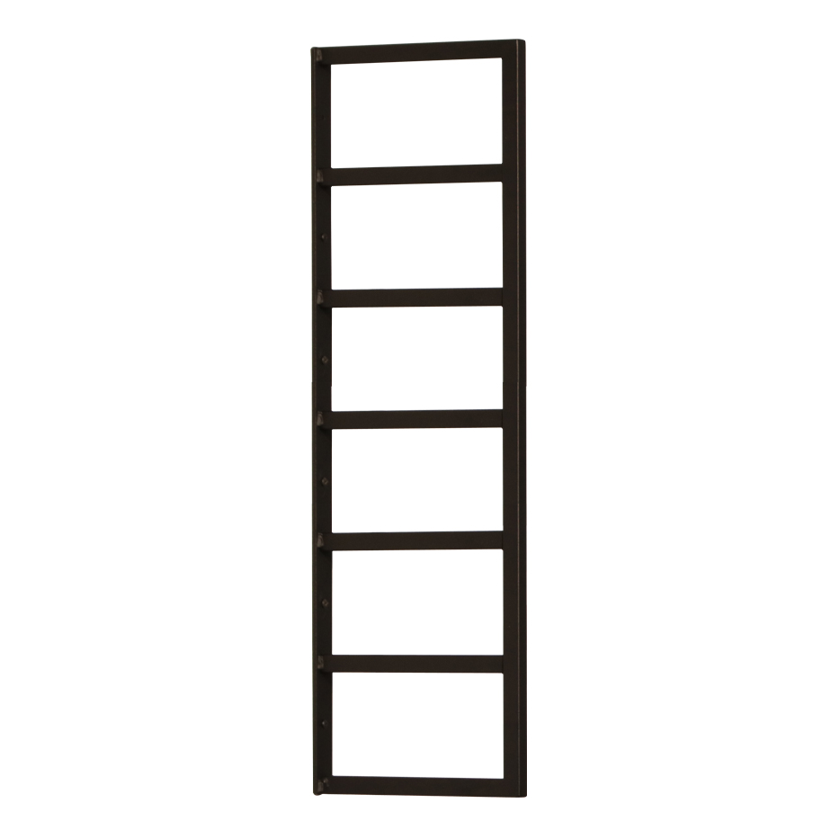 【新品有】ビンテージアイアン棚受け/4段と6段の3セット 新品有】ビンテージアイアン棚受け/4段と6段の3セット 新品有