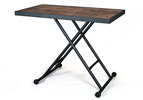 昇降式テーブル ガス圧 インダストリアル おしゃれ センターテーブル 木製 スチール リフティングテーブル 高さ調整 調節 bilt-9250