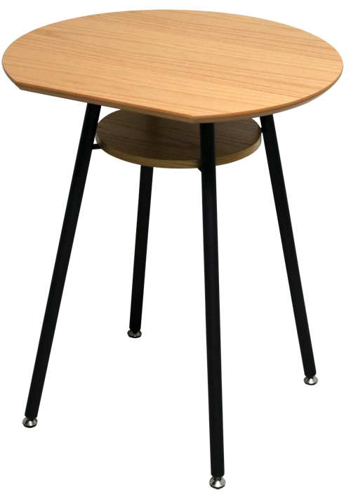サイドテーブル スリム 丸 おしゃれ 収納 北欧 丸型 カフェテーブル 円形 木製 luct-60｜kaguemon｜03