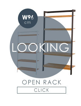 HAGiHARA（萩原） オープンラック 木製 幅96cm 5段 ラック ホワイト 白