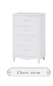 HAGiHARA（萩原） チェスト 木製 おしゃれ 白 かわいい 完成品