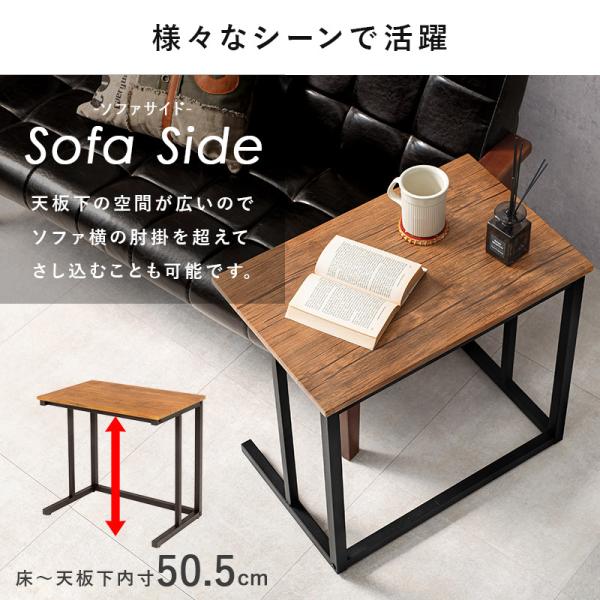 サイドテーブル テーブル おしゃれ 北欧 スリム 白 収納 ベッドサイドテーブル ナイトテーブル ベッドテーブル リビングテーブル 軽量 机  幅60cm Senti センティ :q3551:Fspace 通販 