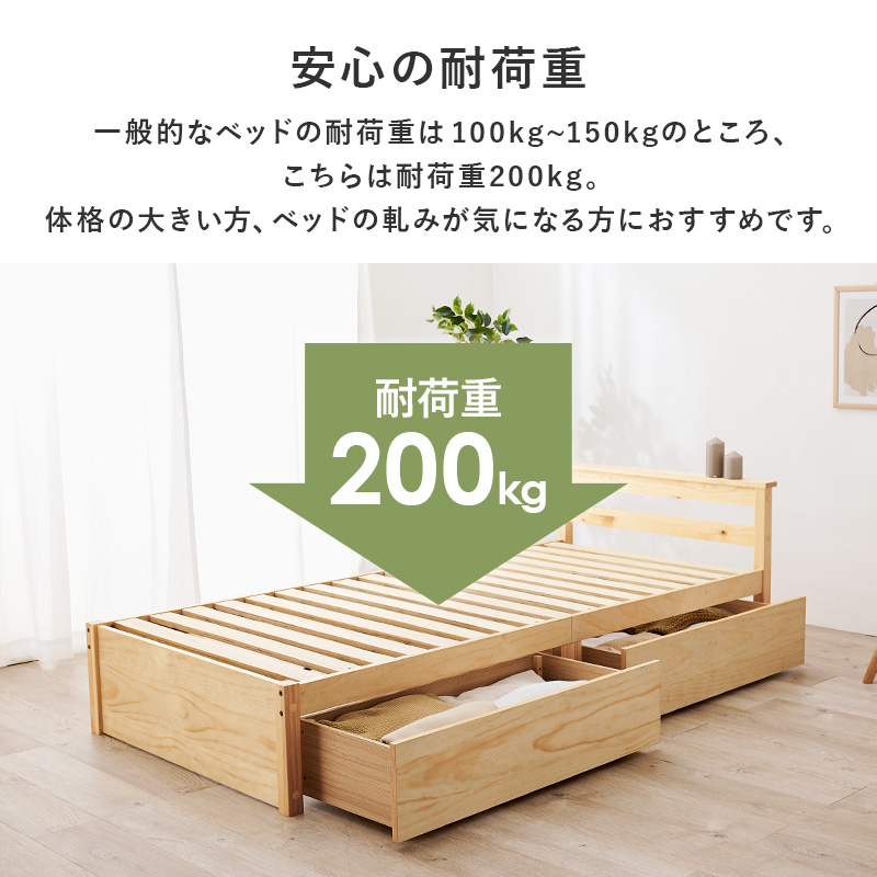HAGiHARA(萩原) ベッド マットレス付き シングル ベッドフレーム HAGiHARA(萩原) ベッド マットレス付き シングル ベッドフレーム