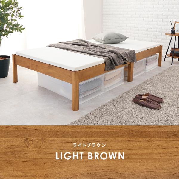 ベッド ベッドフレーム セミダブルベッド 安い すのこ 白 おしゃれ 木製 組立簡単 すのこベッド ベット ネジレス｜kaguhonpo｜18