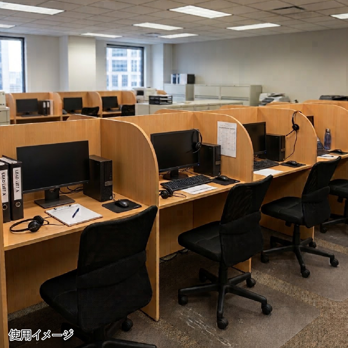 カグクロ 多目的個別ブース W836 D700 H1200 基本型 パーソナルブース