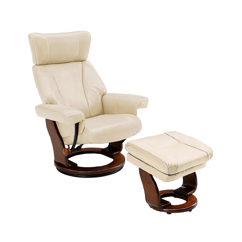 中古家具　一人掛け手動リクライニングチェア　フットレスト付属 電動リクライニングチェア 本革 ソファー 一人掛け 1人用 パーソナル