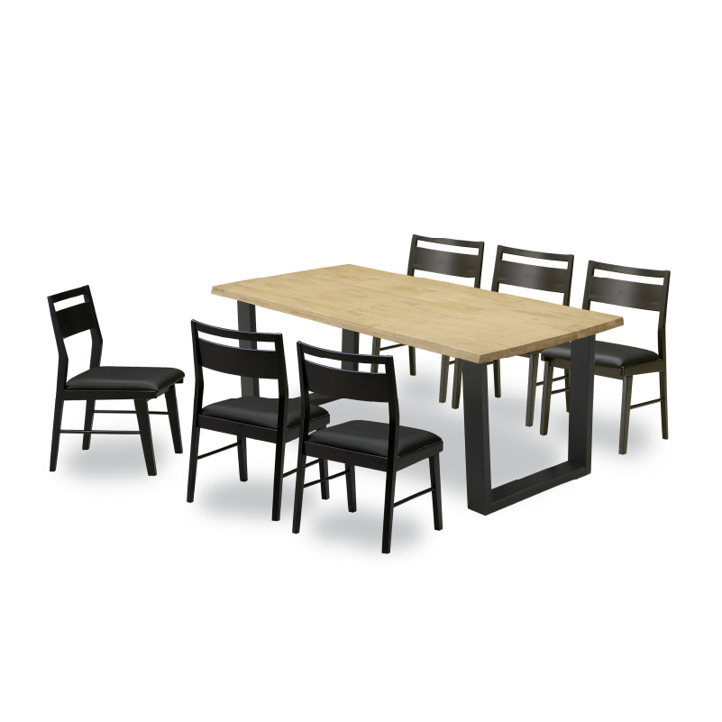 関家具 公式店 ダイニング7点セット テーブル 180cm チェア 6脚