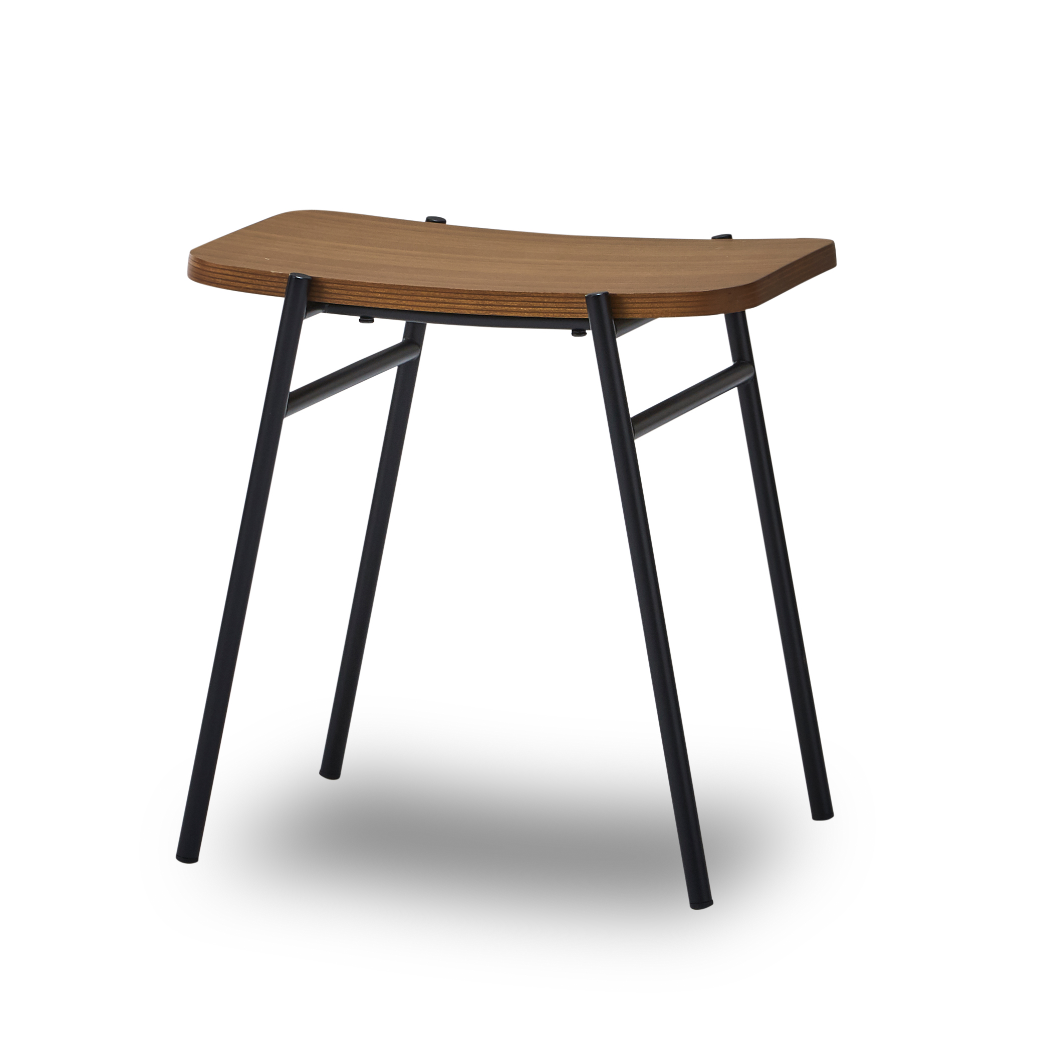 111 ウォールナット ハンドメイド スツール 腰掛け 椅子 furniture 玄関スツール「リリー」＜ウォールナット板座＞ | iichi 日々の暮らし