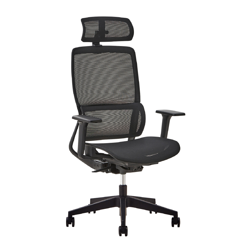 関家具 オフィスチェア ブラック グレー ハイト シンプル 肘あり 宅配