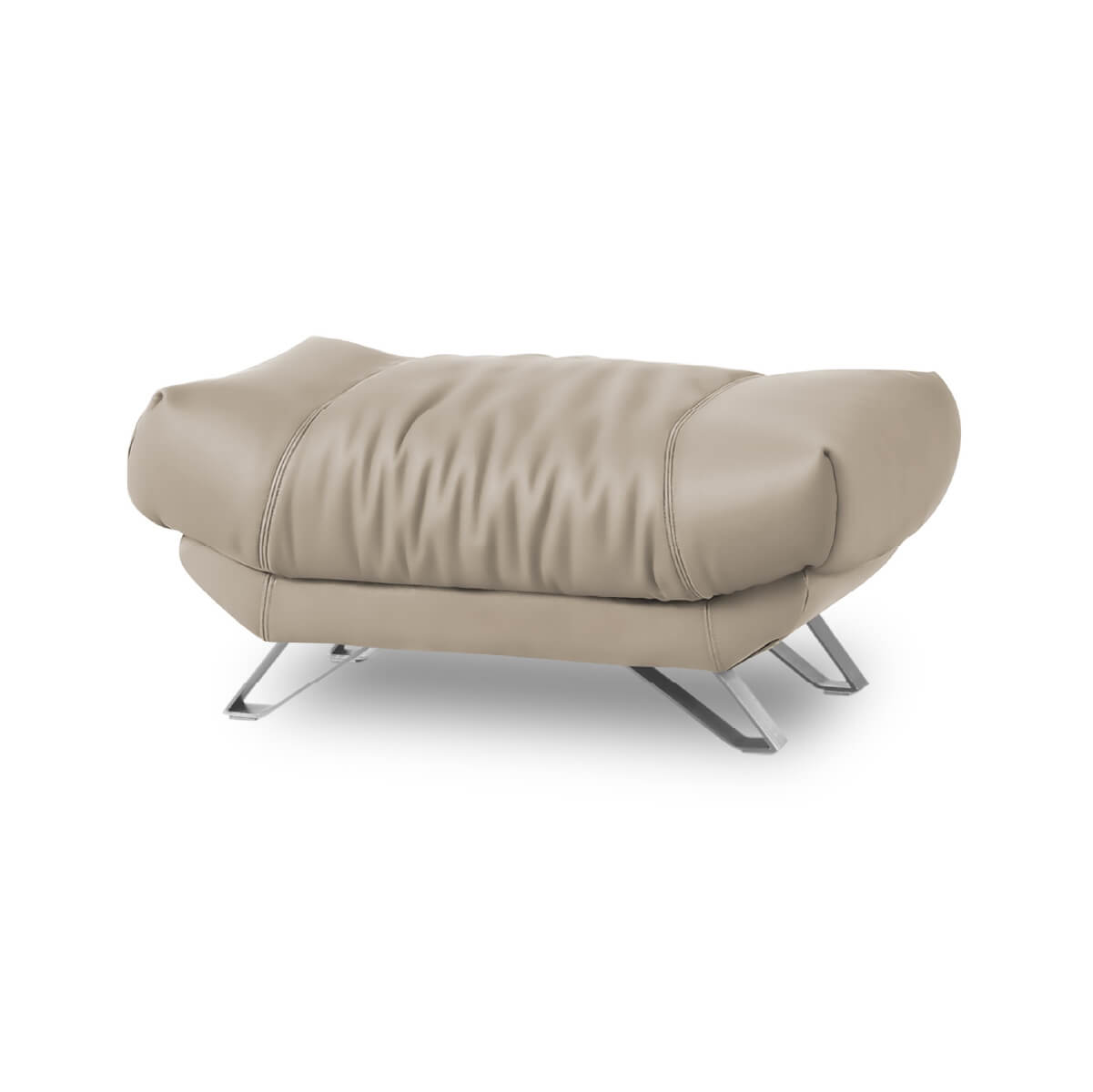 関家具 公式店 オットマン スモール ソファ シルキーレザーテックス 革 高級 モダン ブルネロ RELAXFORM リラックスフォーム オットマンS 関家具 宅配便の画像