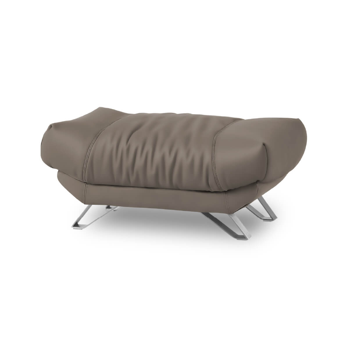 関家具 公式店 オットマン スモール ソファ シルキーレザーテックス 革 高級 モダン ブルネロ RELAXFORM リラックスフォーム オットマンS 関家具 宅配便の画像