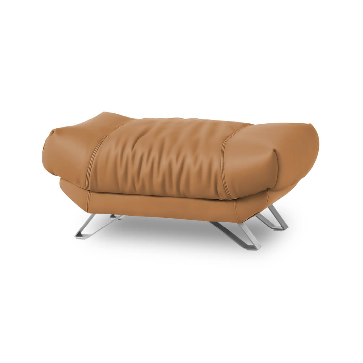 関家具 公式店 オットマン スモール ソファ シルキーレザーテックス 革 高級 モダン ブルネロ RELAXFORM リラックスフォーム オットマンS 関家具 宅配便の画像