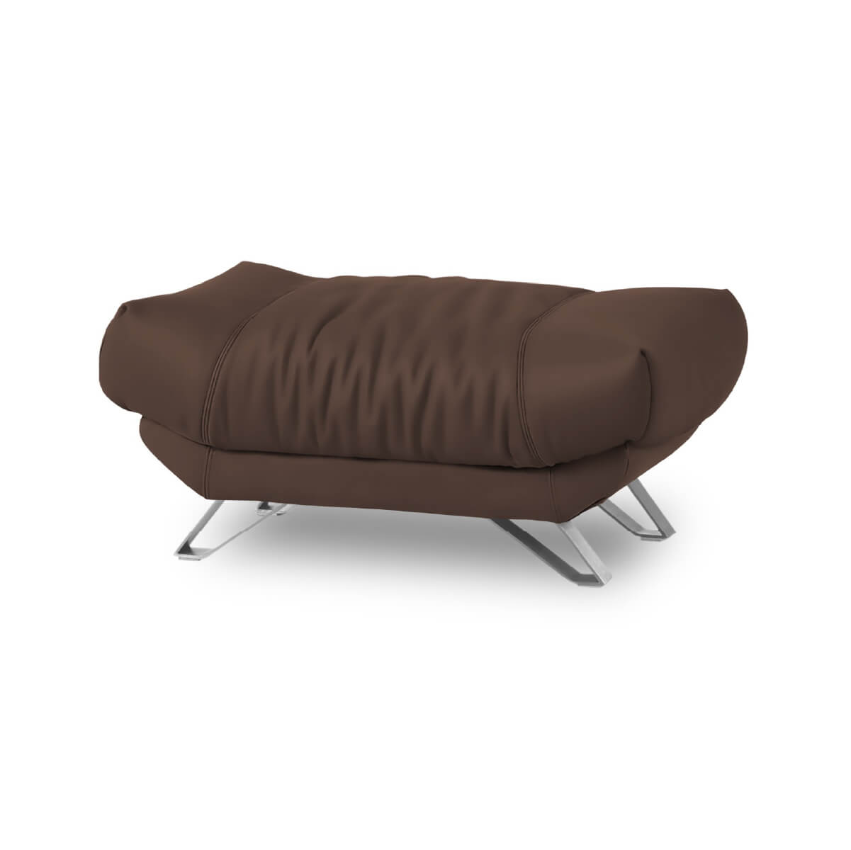 関家具 公式店 オットマン スモール ソファ シルキーレザーテックス 革 高級 モダン ブルネロ RELAXFORM リラックスフォーム オットマンS 関家具 宅配便の画像