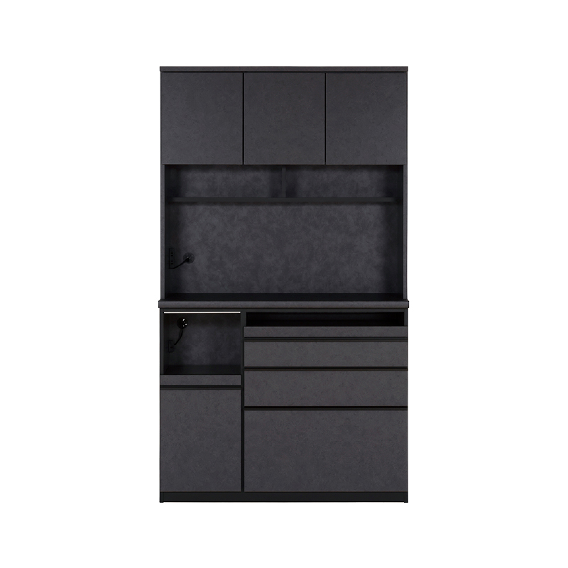 (国内メーカー)食器棚　収納力◎　大型 関家具 ※5%クーポン9/11~ キッチンボード 食器棚 幅120 カップボード