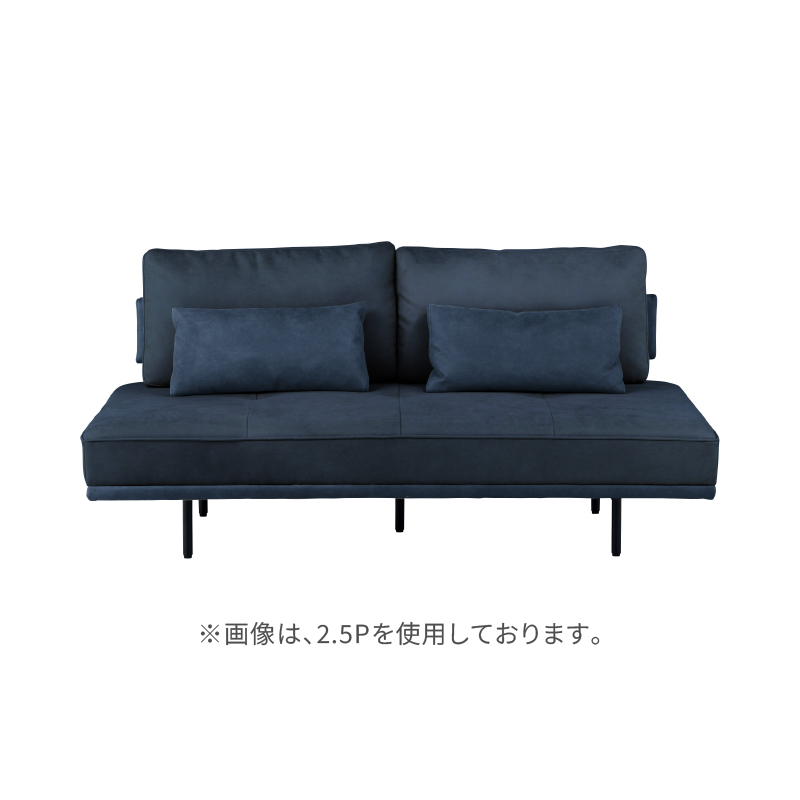 Nora. andg ブッバ ソファ ネイビー 
ビーズクッション デニム風 nora. ブッバ 1人掛けソファ - MIRUMU