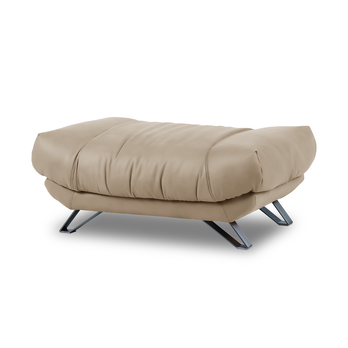 オットマン ソファ ソファー レザーテックス 革 高級 おしゃれ モダン ブルネロ リラックスフォーム RELAX FORM ソファ 関家具 宅配便の画像