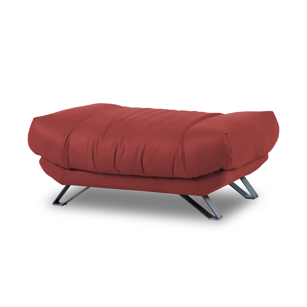オットマン ソファ ソファー レザーテックス 革 高級 おしゃれ モダン ブルネロ リラックスフォーム RELAX FORM ソファ 関家具 宅配便の画像