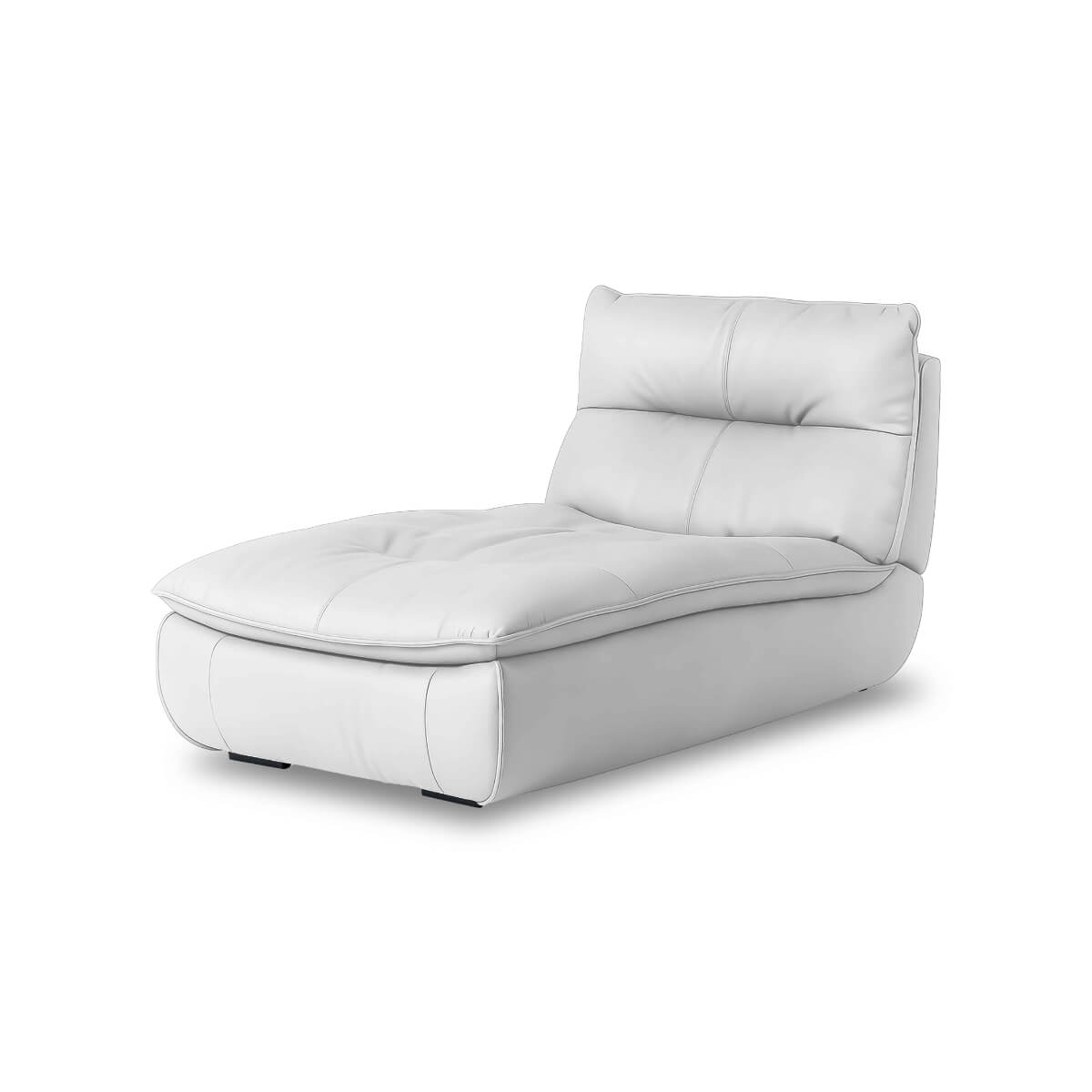 ソファー シェーズロング ソファ シルキーレザーテックス リビングソファ モダン モンタルチーノ リラックスフォーム RELAXFORM 関家具 大型便の画像