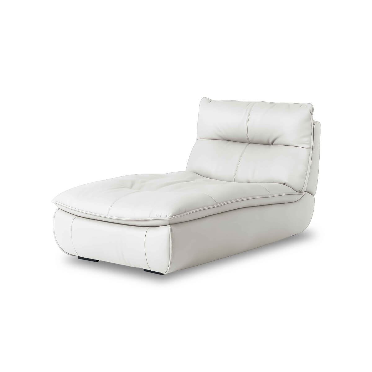 ソファー シェーズロング ソファ シルキーレザーテックス リビングソファ モダン モンタルチーノ リラックスフォーム RELAXFORM 関家具 大型便の画像