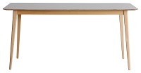 関家具 公式店 デスク おしゃれ パソコンデスク 幅160cm 北欧 モダン 木製 白 ダイニングテーブル テーブル 160 フォックス CRASH クラッシュ 大型便（開梱）｜kagunavi-yahuu｜03