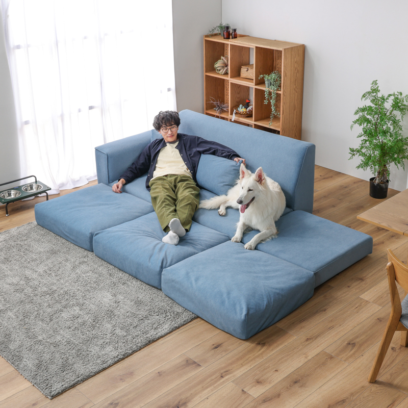 PETTO トビー 2.5人掛け スツール セット ペット対応 ソファ