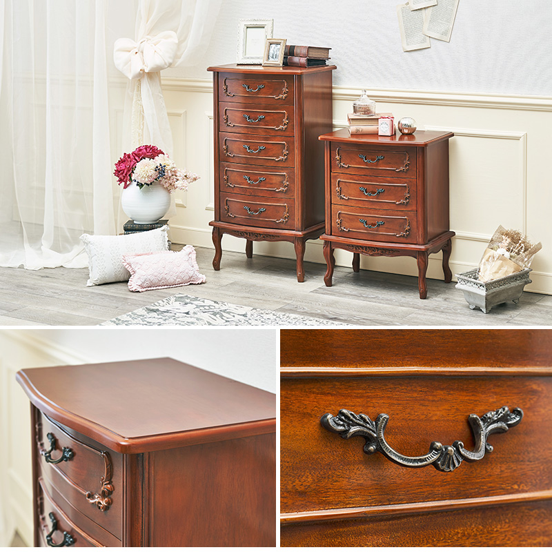 アンティーク家具 クラシック レトロ チェスト ラック RCH-1467