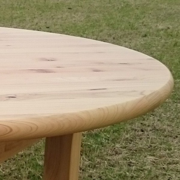 ちゃぶ台 座卓 丸 円形 円卓 リビングテーブル テーブル 机 国産 檜材