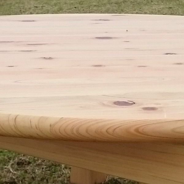 ちゃぶ台 座卓 丸 円形 円卓 リビングテーブル テーブル 机 国産 檜材