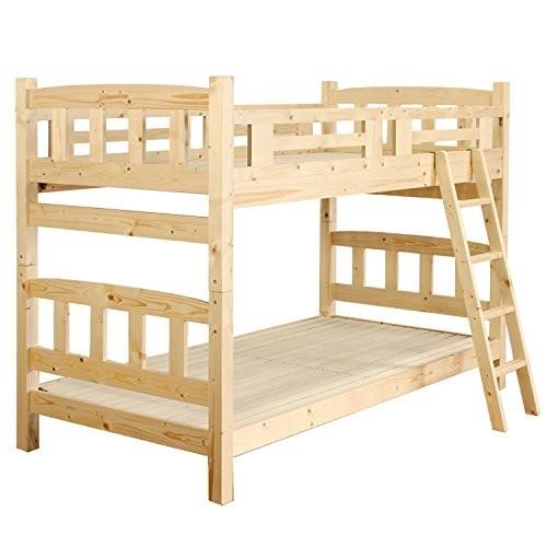 開梱設置無料 2段ベッド 二段ベッド 木製 安い シングル すのこベッド 天然木製 アウトレット｜kaguone｜02