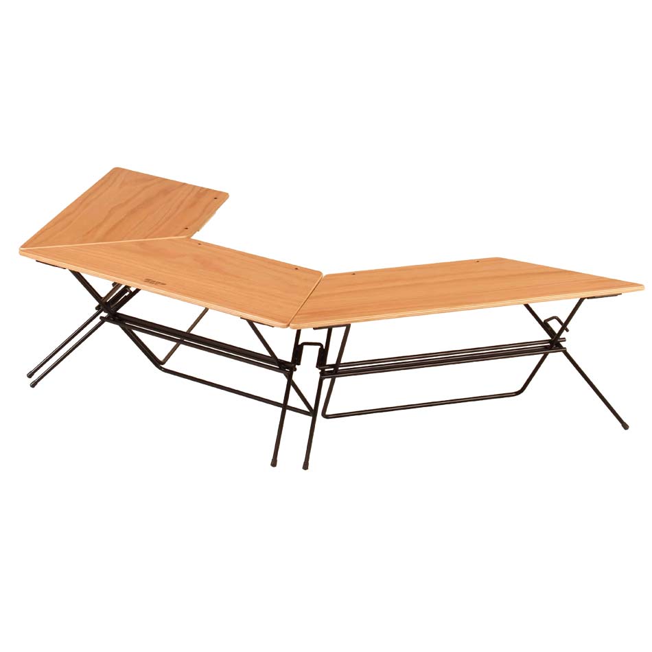 アウトドアテーブル　コンパクト　木製天板　3台セット　アーチテーブル　おしゃれ｜kaguone｜02