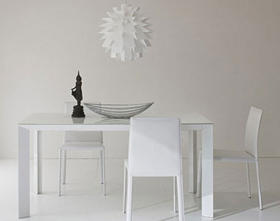 ダイニングテーブルガラステーブル多目的テーブルホワイト幅180cm mut0042wh｜業務用 デザイナーズ家具 デザイン照明インテリア雑貨