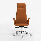 HIGH BACKREST ARMCHAIRBrown