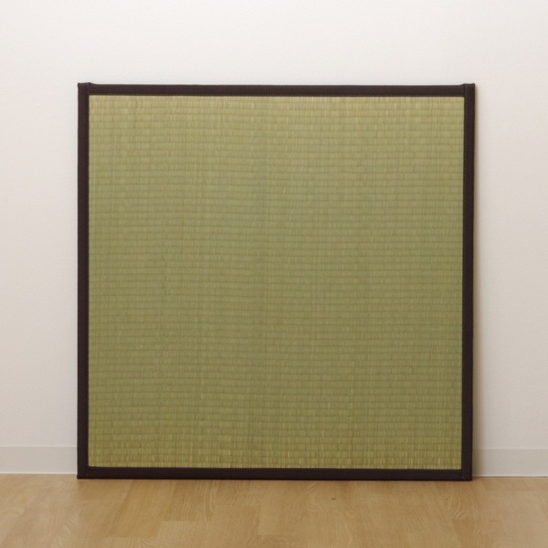 日本製 い草 置き畳/ユニット畳 〔半畳 ナチュラル 約82×82cm 4枚組 