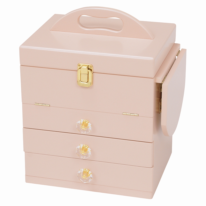 コスメボックス コスメワゴン コスメBOX メイク道具 収納 メイクミラー