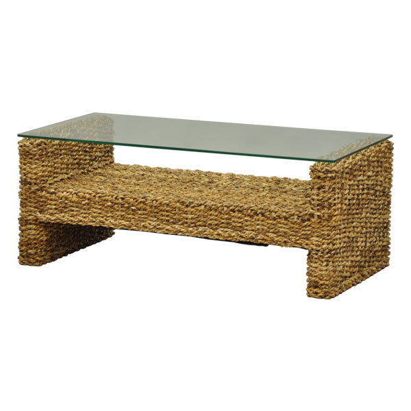 センターテーブル 幅100cm ガラステーブル アジアンテイスト アジアン