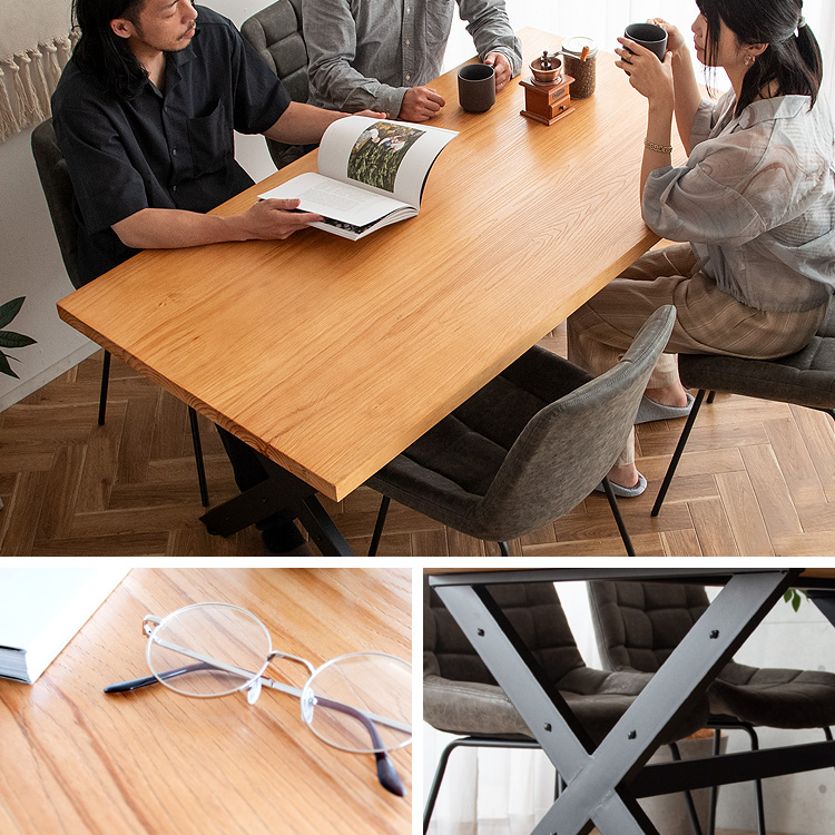 ダイニングテーブル 4人用 150幅 カフェ風ダイニングテーブル おしゃれ