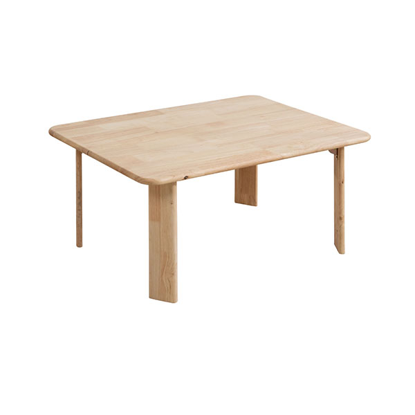 ローテーブル 折りたたみ テーブル 長方形 80×60 完成品 天然木