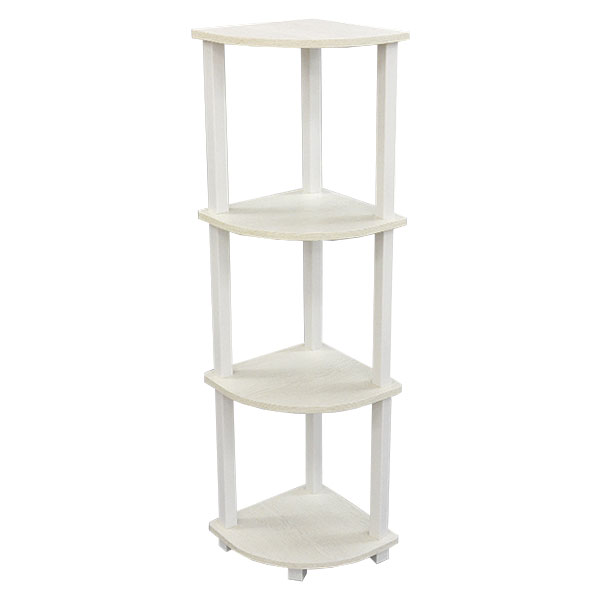 収納ラック コーナーラック 4段 工具不要 簡単組立 4段ラック 4段