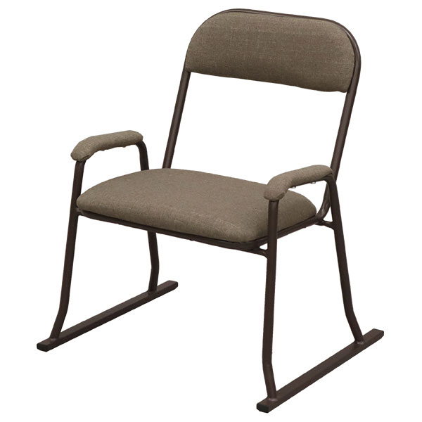 座椅子 高座椅子 座面高さ36cm 肘掛け 座敷椅子 楽座椅子(単品