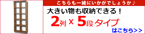 スタッキングシェルフ2x5はこちら