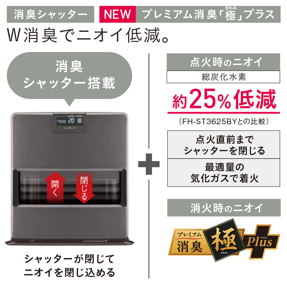 CORONA（コロナ） 石油ファンヒーター FH-VX6725BY(W) 大型タイプ 暖房