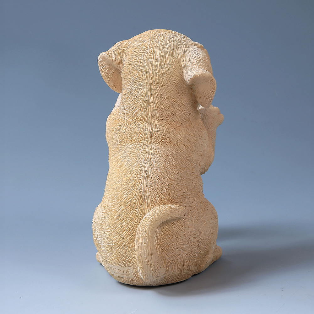 ソーラーライト 犬 オブジェ オーナメント ガーデンオーナメント 置物