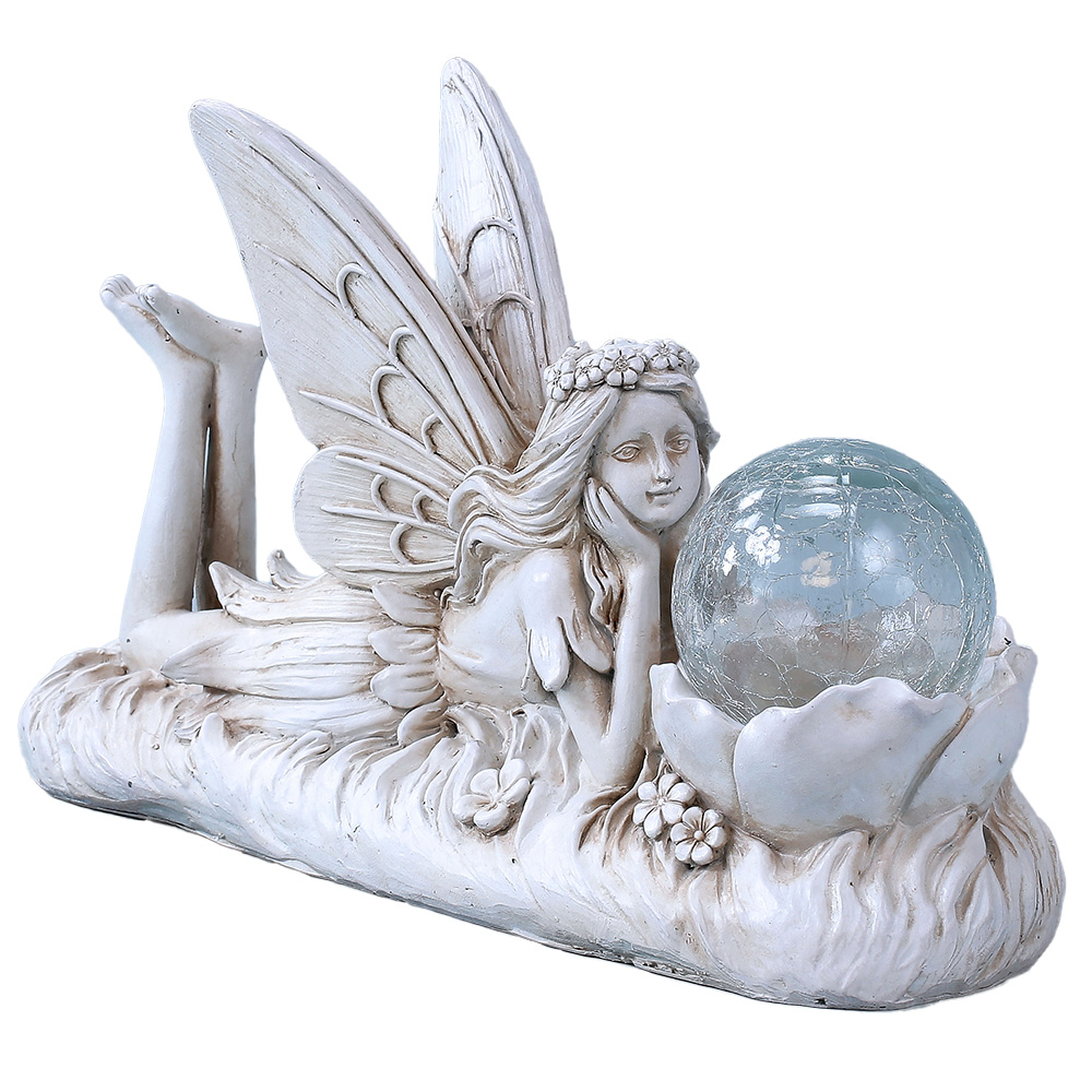 天使の眠り フェアリー 妖精 置物 オーナメント ドール 人形 レジン