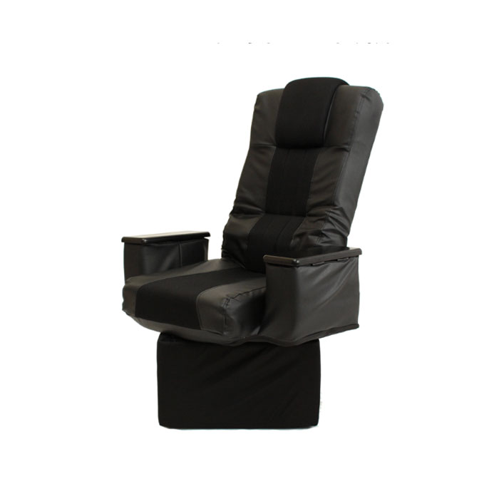 リクライニング回転高座椅子 ブラック系 回転座椅子 チェア（294） リクライニング回転高座椅子 ブラック系 回転座椅子 チェア（294）