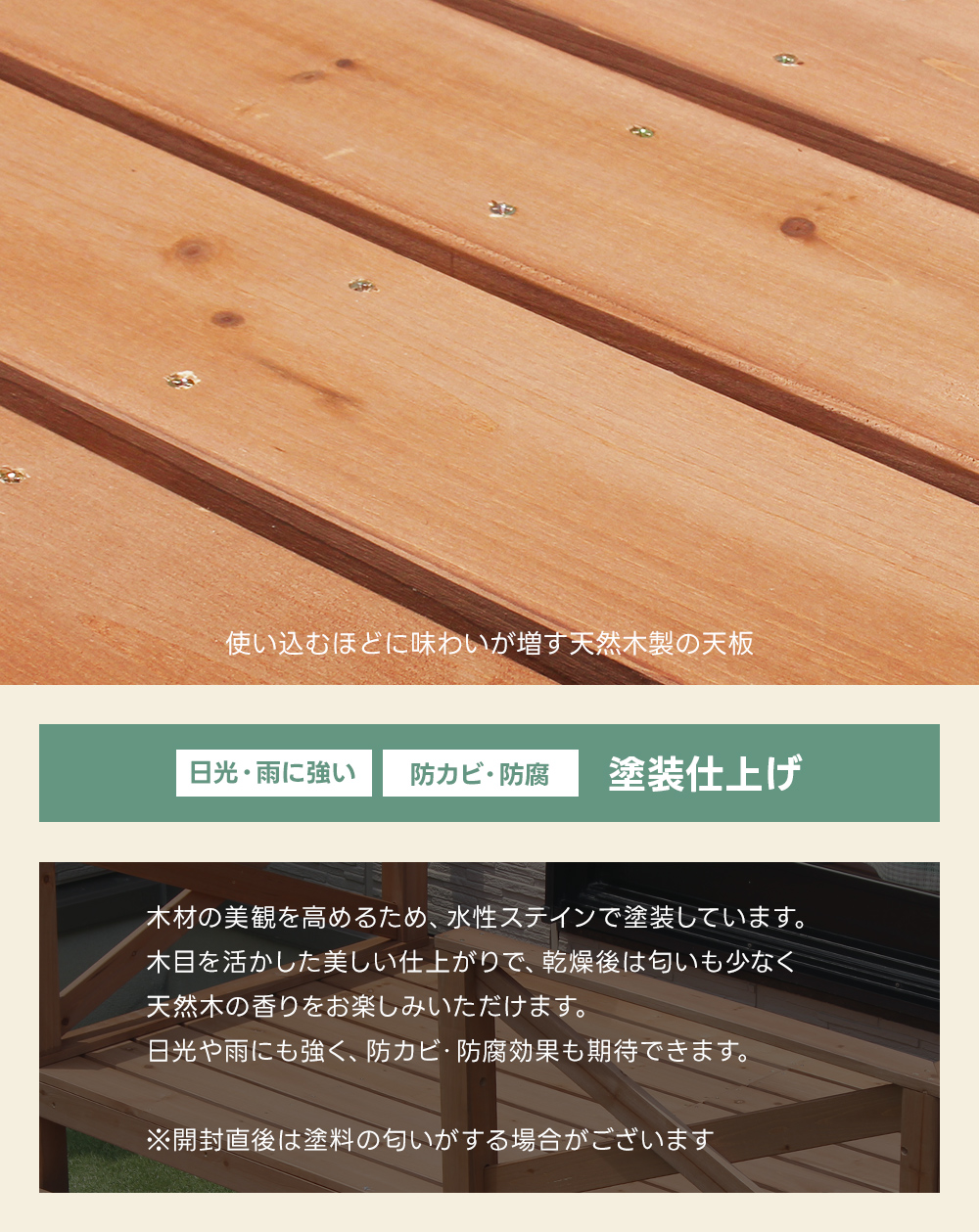 ウッドデッキ 90×90cm おしゃれ 0.25坪 パーツ DIYキット 天然木