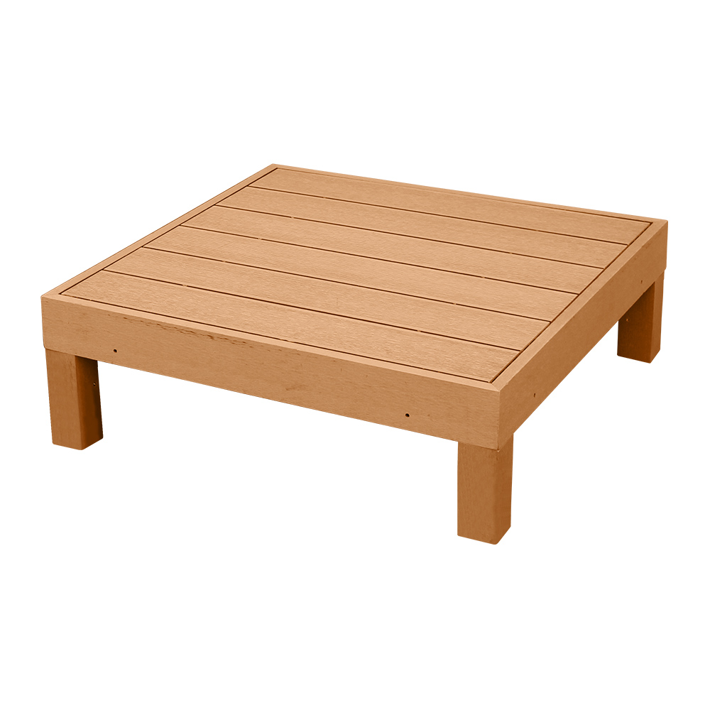 ウッドデッキ 樹脂 90×90cm パーツ 人工木 0.25坪 組み合わせ自由 DIY